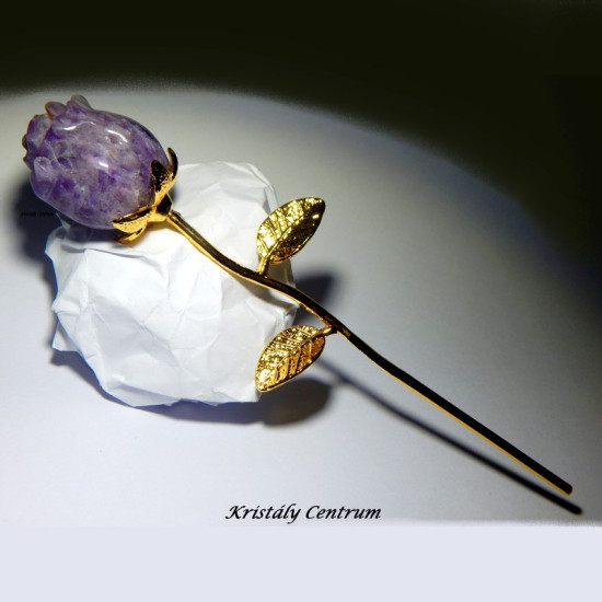 Ametiszt rózsaszál