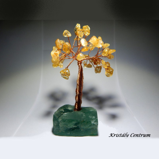 Citrin kőfa fluoriton