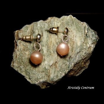 Holdkő fülbevaló beszúrós lógós