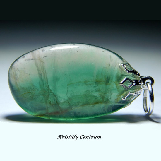 Zöld fluorit medál