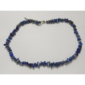 Lápisz lazuli  (lazurkő) lánc